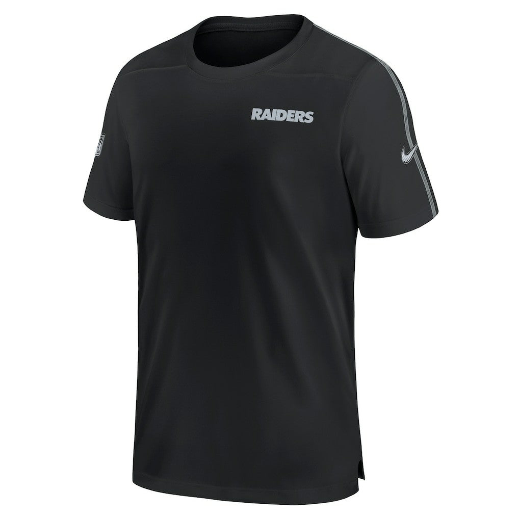 Las Vegas Raiders 2024 Sideline Coach UV Performance T-Shirt - Black T-shirts