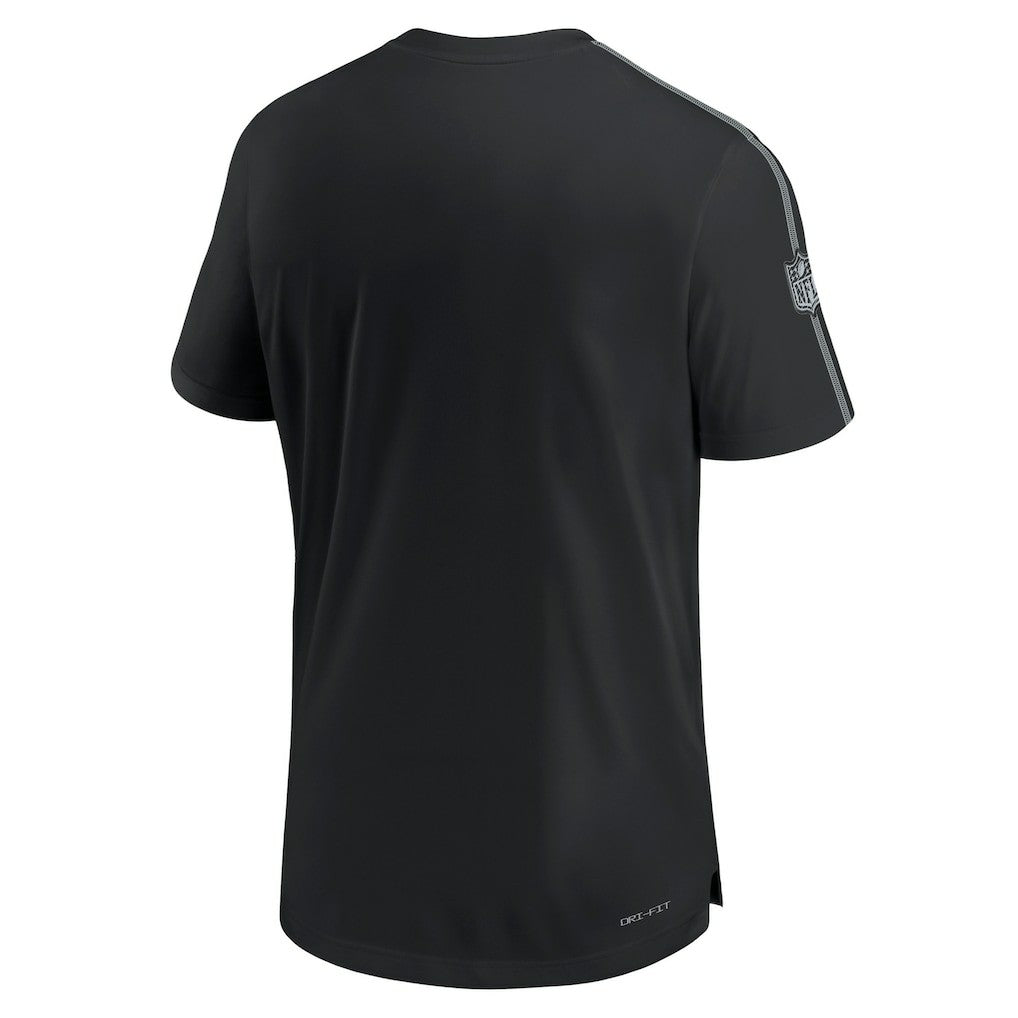 Las Vegas Raiders 2024 Sideline Coach UV Performance T-Shirt - Black T-shirts