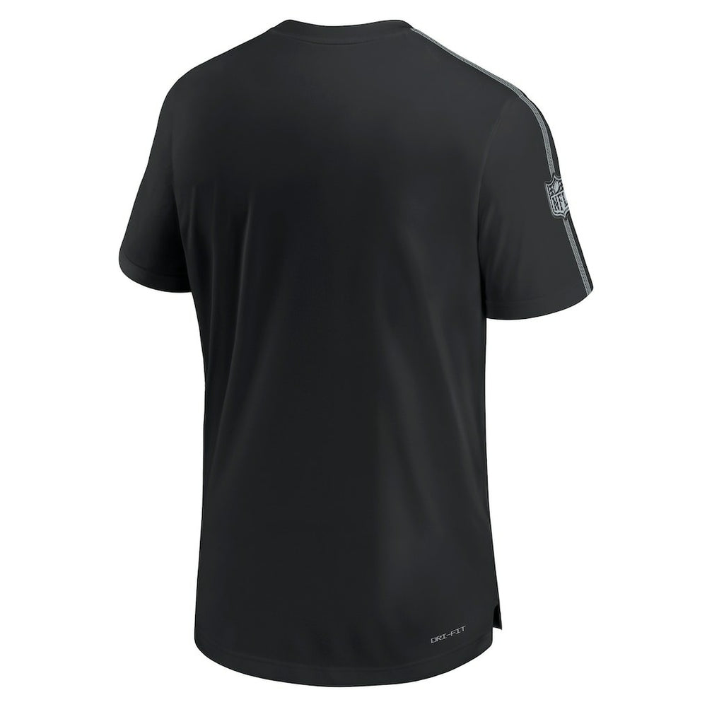 Las Vegas Raiders 2024 Sideline Coach UV Performance T-Shirt - Black T-shirts