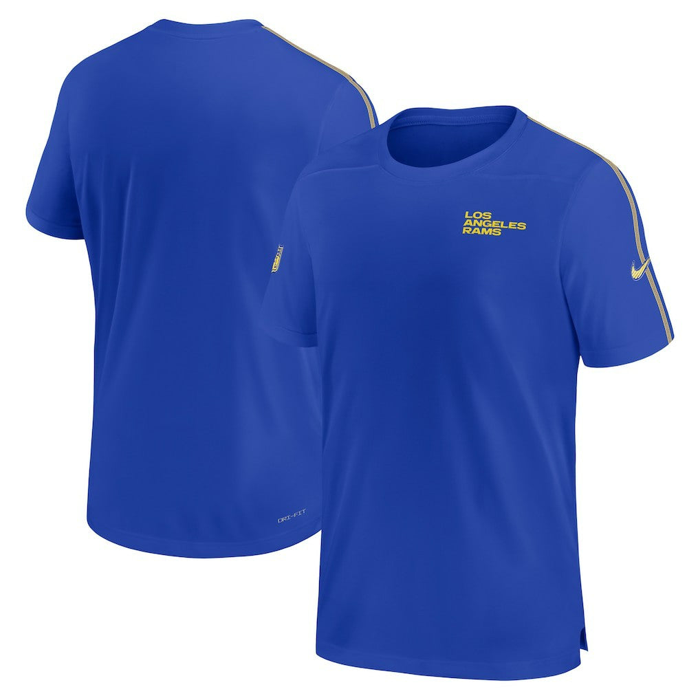 Los Angeles Rams 2024 Sideline Coach UV Performance T-Shirt - Royal T-shirts