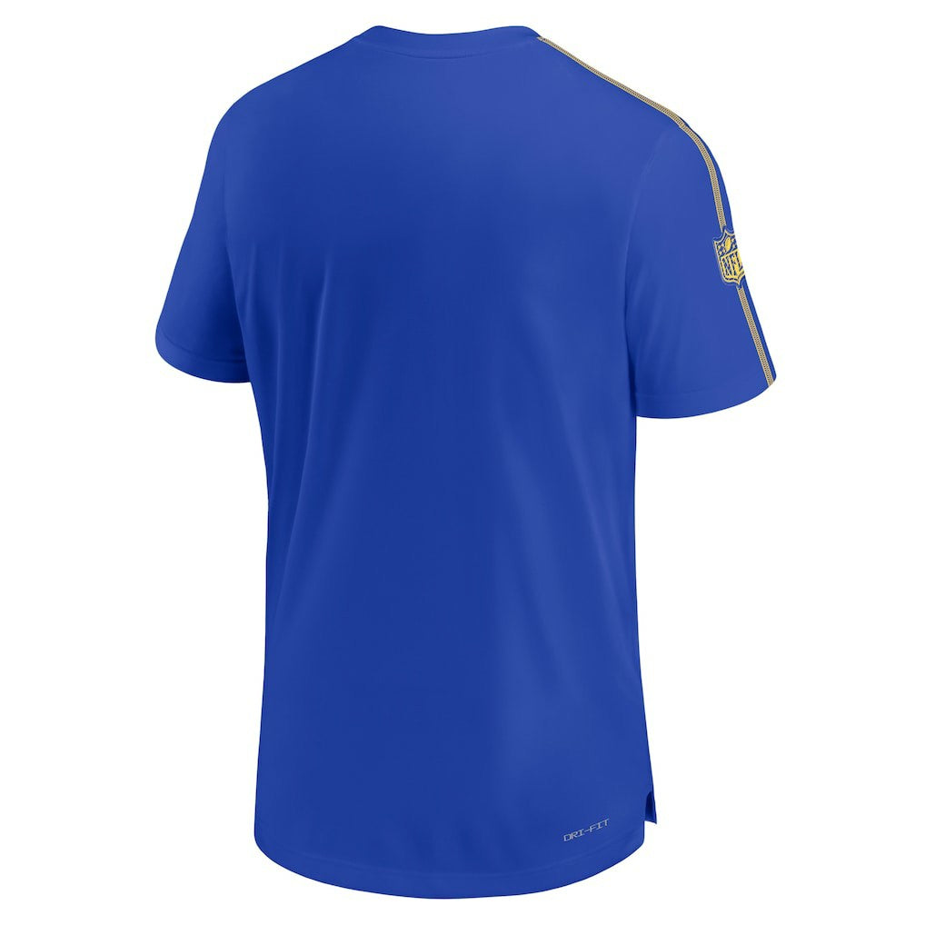 Los Angeles Rams 2024 Sideline Coach UV Performance T-Shirt - Royal T-shirts