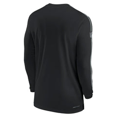 Las Vegas Raiders Sideline Coach UV Performance Long Sleeve T-Shirt - Black T-shirts