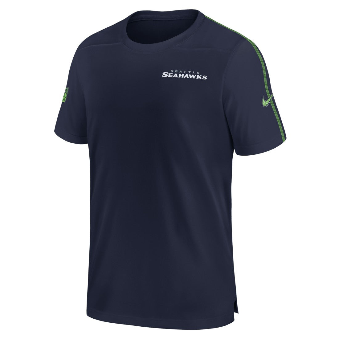 Seattle Seahawks 2024 Sideline Coach UV Performance T-Shirt - College Navy T-shirts