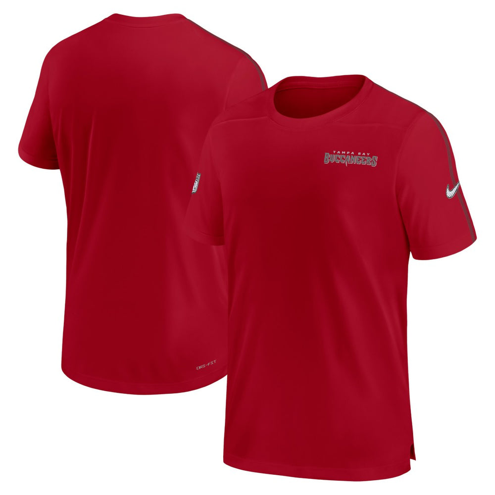Tampa Bay Buccaneers 2024 Sideline Coach UV Performance T-Shirt - Red T-shirts