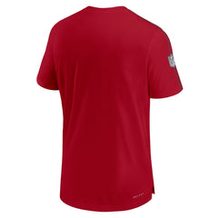 Tampa Bay Buccaneers 2024 Sideline Coach UV Performance T-Shirt - Red T-shirts