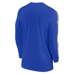 Los Angeles Rams Sideline Coach UV Performance Long Sleeve T-Shirt - Royal T-shirts