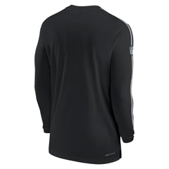 Philadelphia Eagles Sideline Coach UV Performance Long Sleeve T-Shirt - Black T-shirts