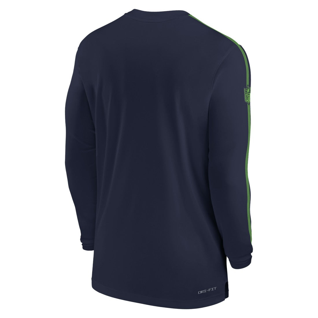 Seattle Seahawks Sideline Coach UV Performance Long Sleeve T-Shirt - College Navy T-shirts