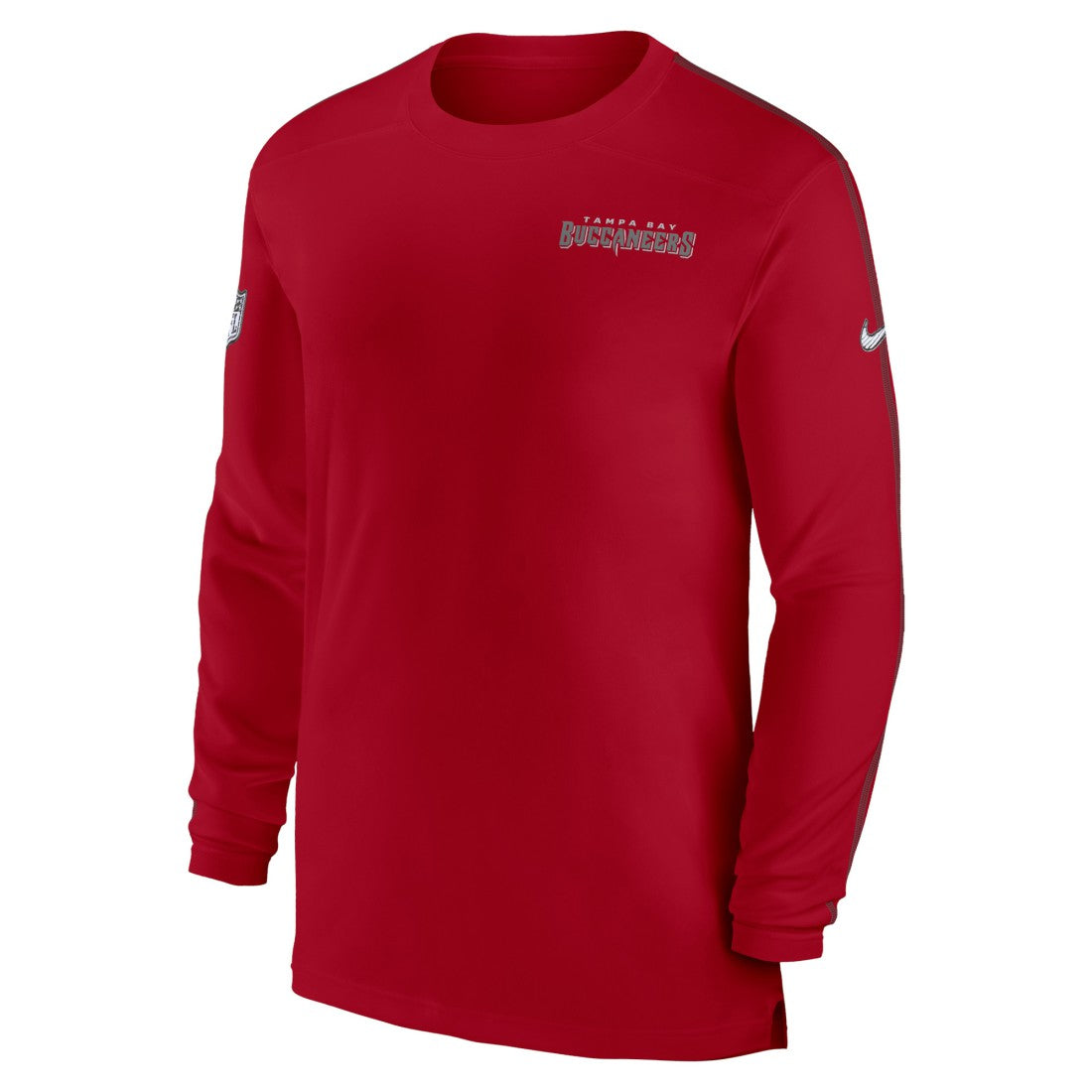 Tampa Bay Buccaneers Sideline Coach UV Performance Long Sleeve T-Shirt - Red T-shirts