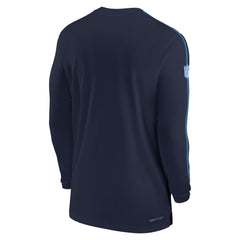 Tennessee Titans Sideline Coach UV Performance Long Sleeve T-Shirt - Navy T-shirts