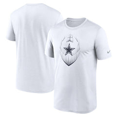 Dallas Cowboys Primetime Legend Icon Performance T-Shirt - White T-shirts