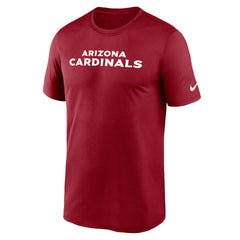 Arizona Cardinals Primetime Legend Wordmark Performance T-Shirt - Cardinal T-shirts
