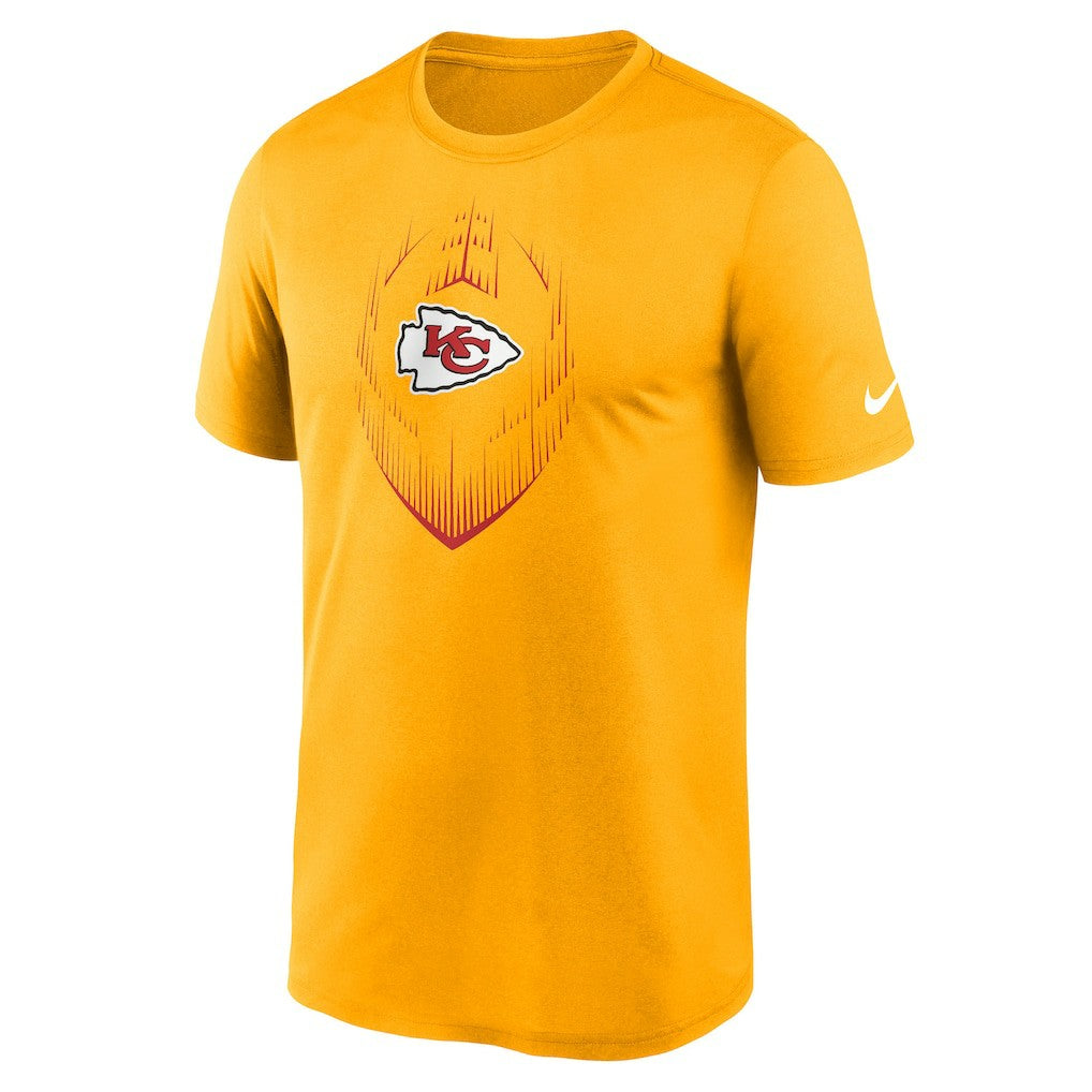 Kansas City Chiefs Primetime Legend Icon Performance T-Shirt - Gold T-shirts