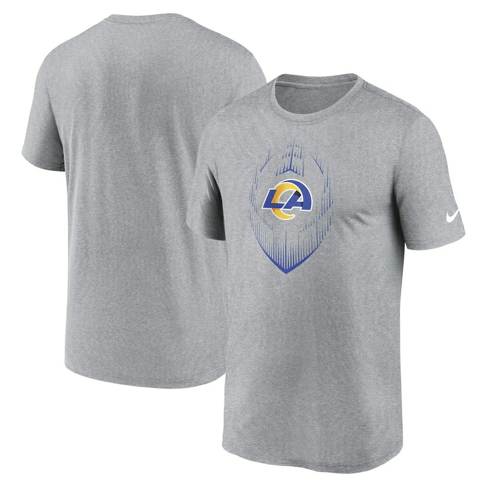 Los Angeles Rams Primetime Legend Icon Performance T-Shirt - Heather Gray T-shirts