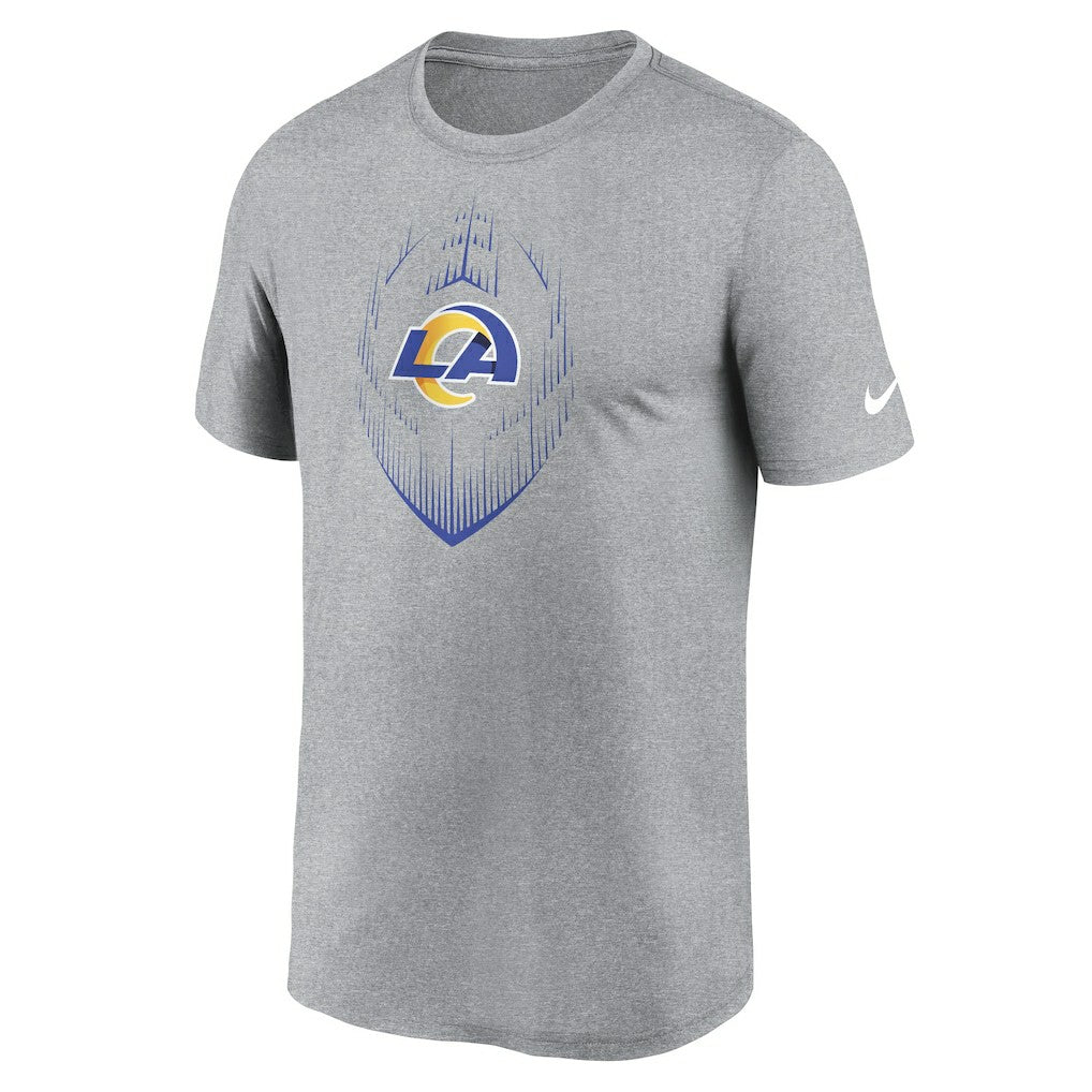 Los Angeles Rams Primetime Legend Icon Performance T-Shirt - Heather Gray T-shirts