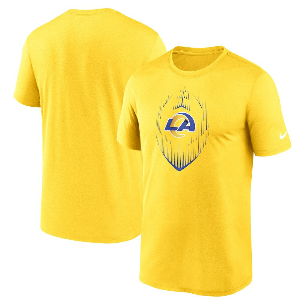 Los Angeles Rams Primetime Legend Icon Performance T-Shirt - Gold T-shirts