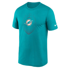 Miami Dolphins Primetime Legend Icon Performance T-Shirt - Aqua T-shirts
