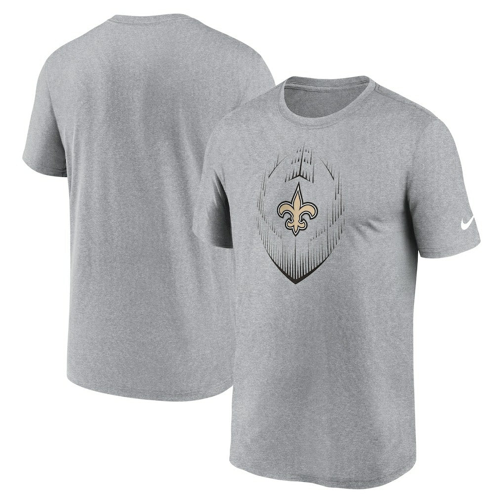 New Orleans Saints Primetime Legend Icon Performance T-Shirt - Heather Gray T-shirts