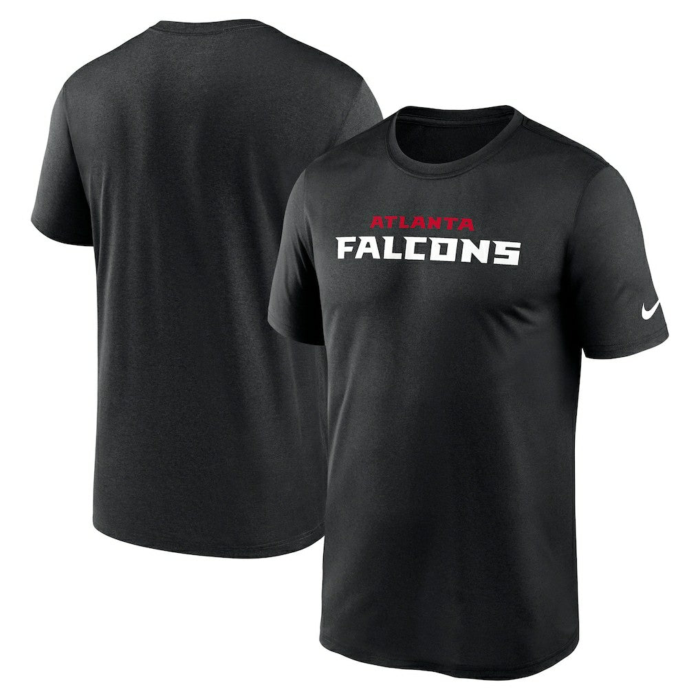 Atlanta Falcons Primetime Legend Wordmark Performance T-Shirt - Black T-shirts