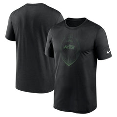 New York Jets Primetime Legend Icon Performance T-Shirt - Black T-shirts