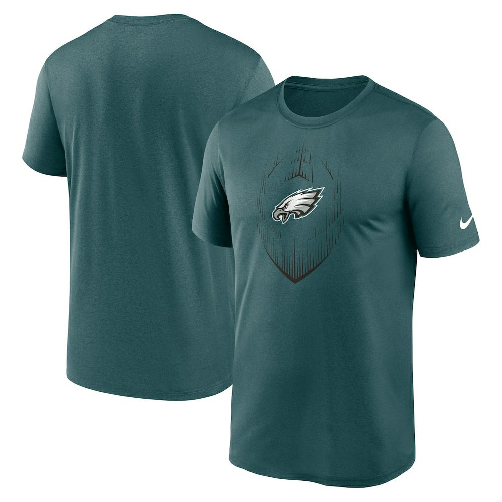 Philadelphia Eagles Primetime Legend Icon Performance T-Shirt - Midnight Green T-shirts