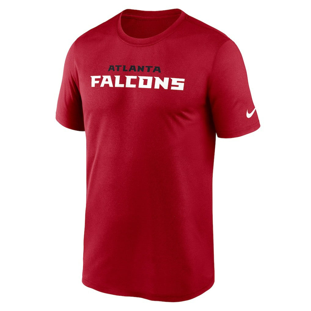 Atlanta Falcons Primetime Legend Wordmark Performance T-Shirt - Red T-shirts