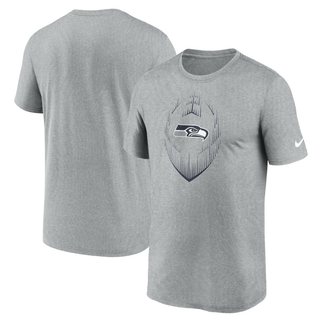 Seattle Seahawks Primetime Legend Icon Performance T-Shirt - Heather Gray T-shirts