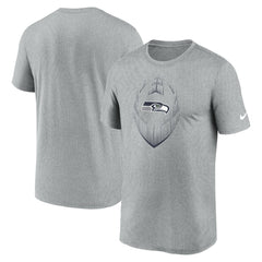 Seattle Seahawks Primetime Legend Icon Performance T-Shirt - Heather Gray T-shirts