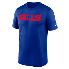 Buffalo Bills Primetime Legend Wordmark Performance T-Shirt - Royal T-shirts