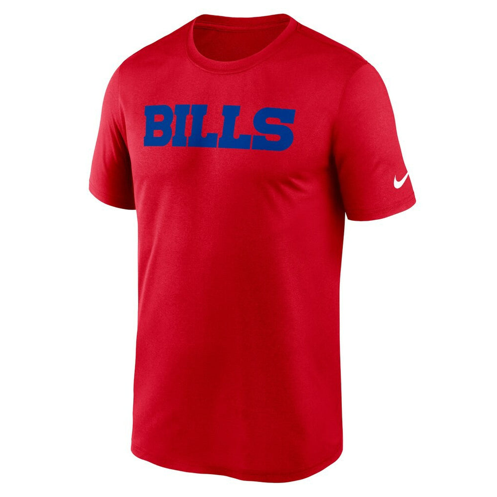 Buffalo Bills Primetime Legend Wordmark Performance T-Shirt - Red T-shirts