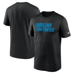 Carolina Panthers Primetime Legend Wordmark Performance T-Shirt - Black T-shirts