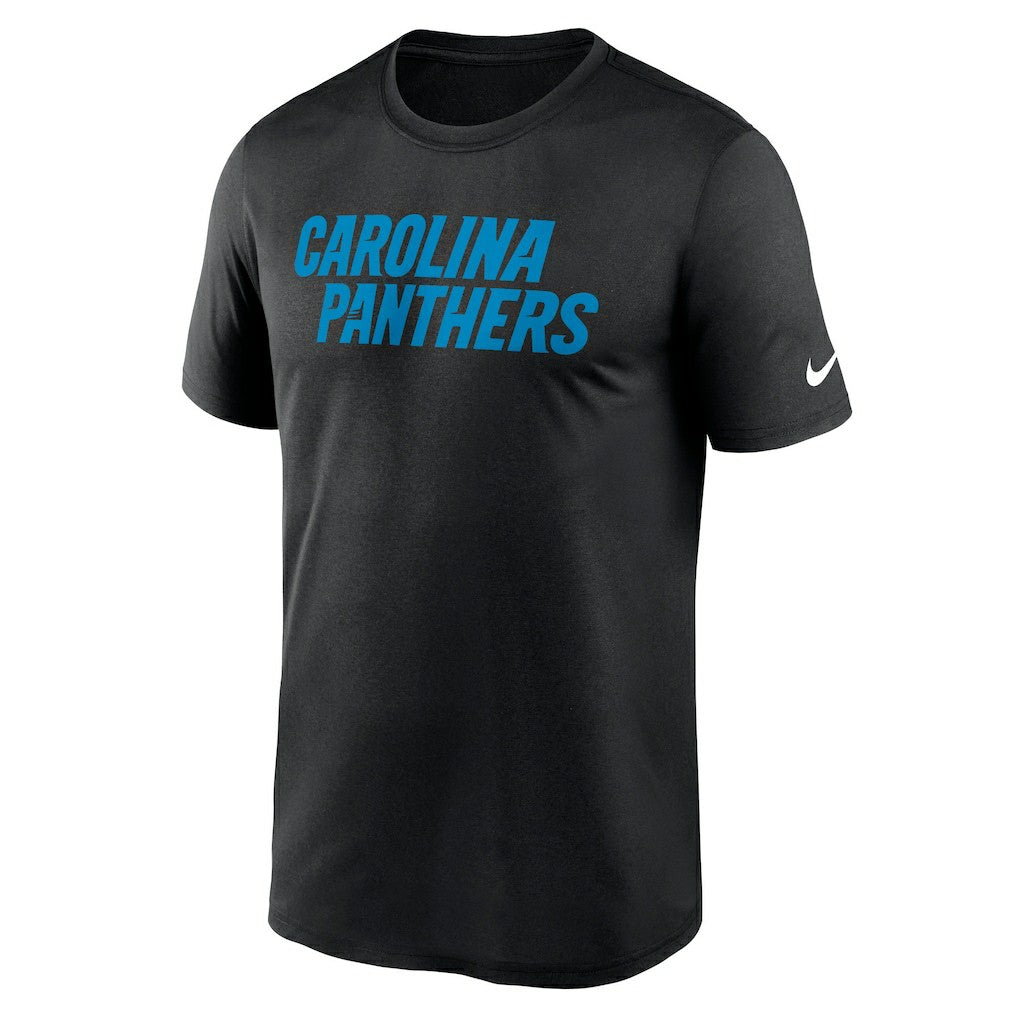 Carolina Panthers Primetime Legend Wordmark Performance T-Shirt - Black T-shirts