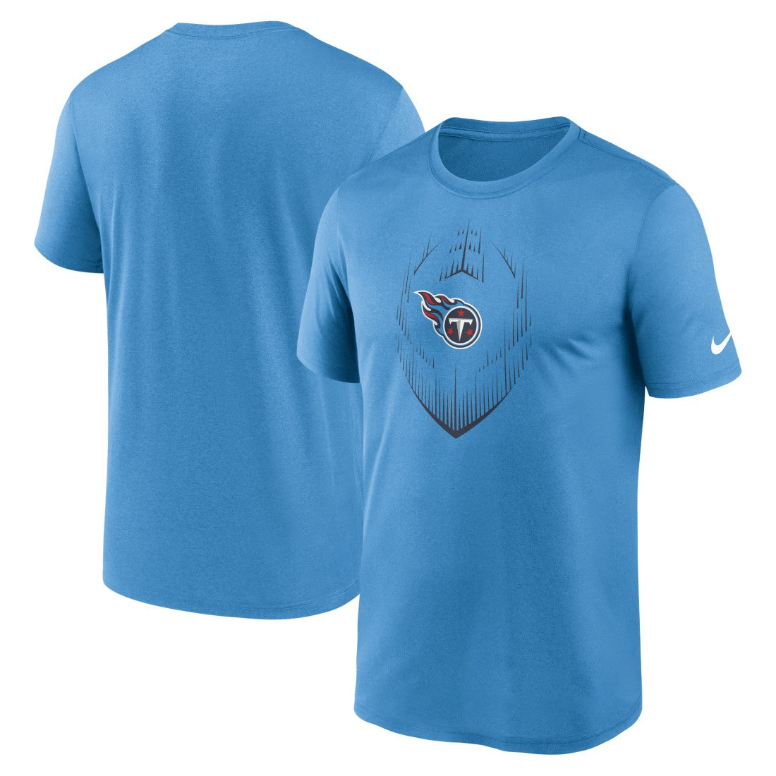 Tennessee Titans Primetime Legend Icon Performance T-Shirt - Light Blue T-shirts
