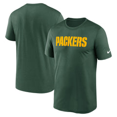 Green Bay Packers Primetime Legend Wordmark Performance T-Shirt - Green T-shirts