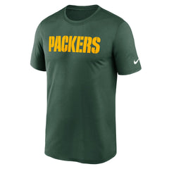 Green Bay Packers Primetime Legend Wordmark Performance T-Shirt - Green T-shirts