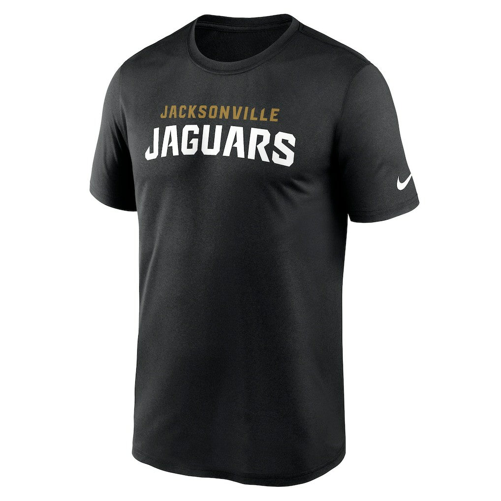 Jacksonville Jaguars Primetime Legend Wordmark Performance T-Shirt - Black T-shirts