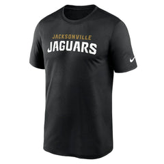 Jacksonville Jaguars Primetime Legend Wordmark Performance T-Shirt - Black T-shirts