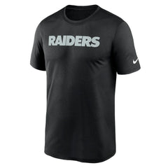 Las Vegas Raiders Primetime Legend Wordmark Performance T-Shirt - Black T-shirts
