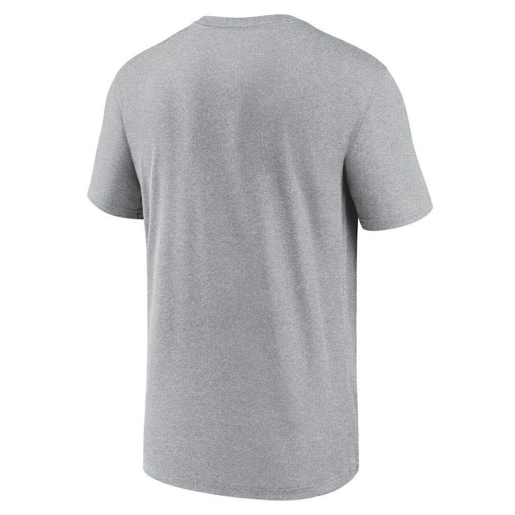 Las Vegas Raiders Primetime Legend Wordmark Performance T-Shirt - Heather Gray T-shirts