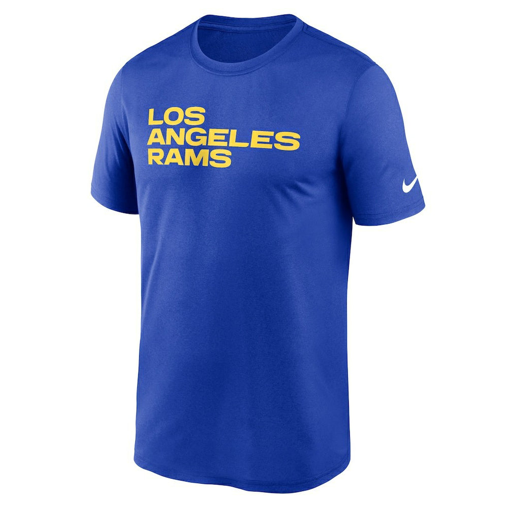 Los Angeles Rams Primetime Legend Wordmark Performance T-Shirt - Royal T-shirts