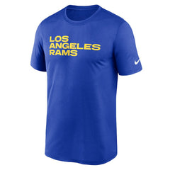 Los Angeles Rams Primetime Legend Wordmark Performance T-Shirt - Royal T-shirts