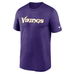 Minnesota Vikings Primetime Legend Wordmark Performance T-Shirt - Purple T-shirts