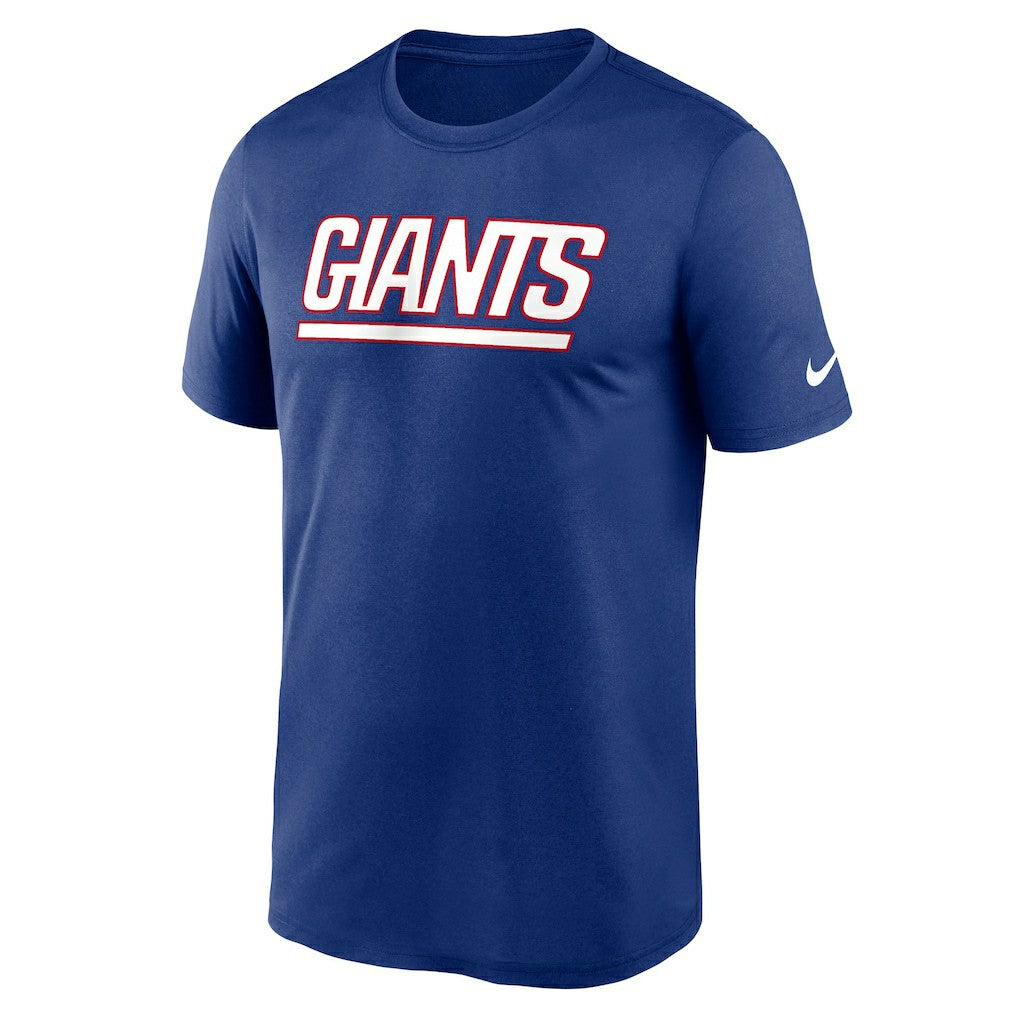 New York Giants Primetime Legend Wordmark Performance T-Shirt - Royal T-shirts