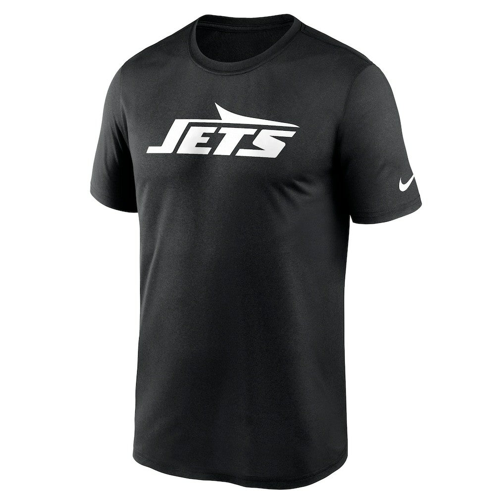 New York Jets Primetime Legend Wordmark Performance T-Shirt - Black T-shirts