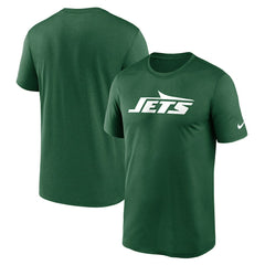 New York Jets Primetime Legend Wordmark Performance T-Shirt - Green T-shirts