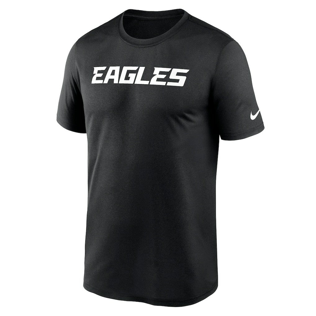Philadelphia Eagles Primetime Legend Wordmark Performance T-Shirt - Black T-shirts