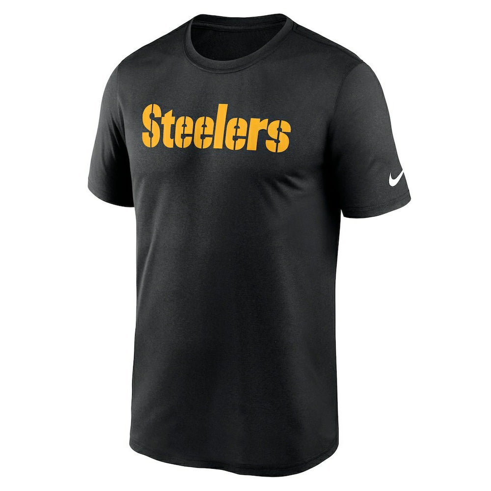 Pittsburgh Steelers Primetime Legend Wordmark Performance T-Shirt - Black T-shirts
