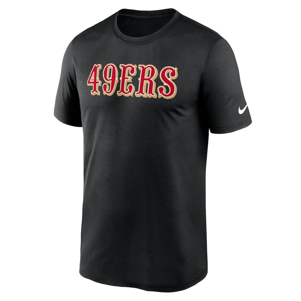 San Francisco 49ers Primetime Legend Wordmark Performance T-Shirt - Black T-shirts