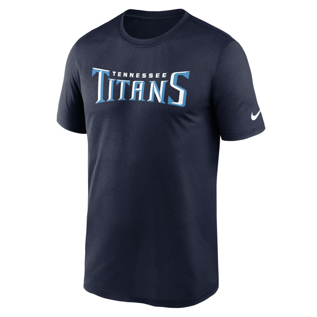 Tennessee Titans Primetime Legend Wordmark Performance T-Shirt - Navy T-shirts