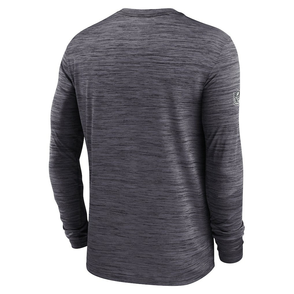 Las Vegas Raiders Sideline Velocity Dri-FIT Long Sleeve T-Shirt - Black T-shirts
